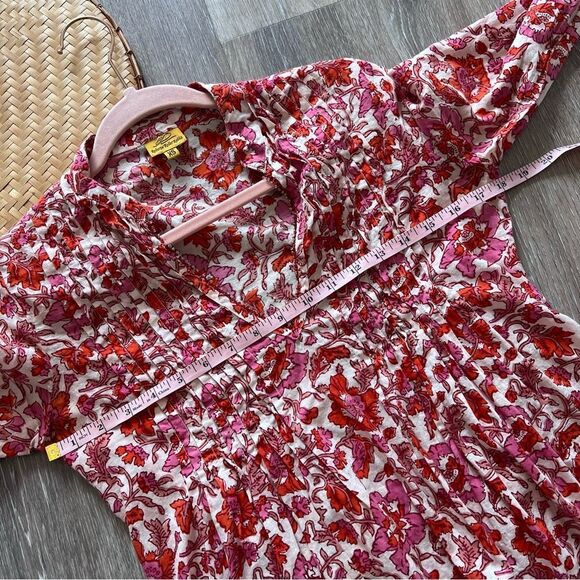 Roberta‎ roller rabbit signature beaded cotton blouse - Picture 5 of 8